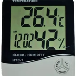 HTC Thermo Hygrometer alongwith Calibration Certificate + 3 Months Warranty for Computers-15