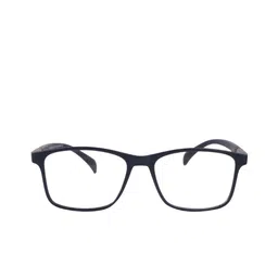 OPTIFY Unisex Clear Lens & Blue Rectangle Sunglasses with UV Protected Lens image 4