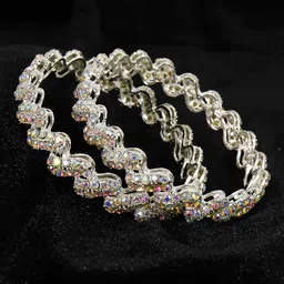 NMII Set Of 2 AD Studded Bangles image 2