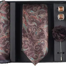 AXLON Silk Cufflink & Tie Pin Set image 2