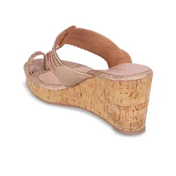 Mochi Embellished Open Toe Wedge Heels image 5