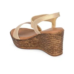 GARDIN Open Toe Wedges With Backstrap image 2