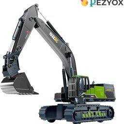 Bulldozer Crane Model Vehicle Friction Powered 360 Moving Construction for kids-48