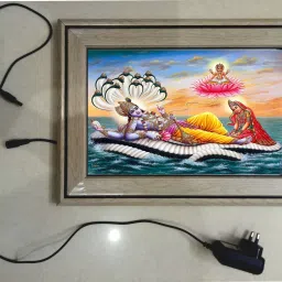 VISHNU NARAYAN JI FRAME 15.5 inch LED PHOTO FRAME-34