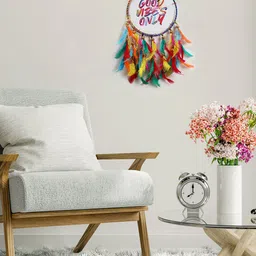 DULI Red Printed Good Vibes Hanging Dream Catcher image 2