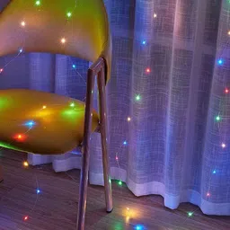 Desidiya Pink 8 Modes LED Curtain String Lights image 2