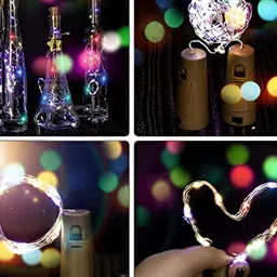 SKYFLY Pink 5 Pieces Moon Shape String Lights image 3
