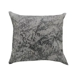 Good Vibes Grey & Grey Melange 5 Pcs Abstract Square Cushion Covers image 4