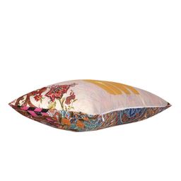 Sivya Multicoloured Mughal 2.o Ethnic Motifs Rectangle Cushion Cover image 2