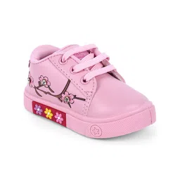 KATS Girls Printed Lightweight Lace-up Sneakers image 3