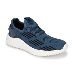 Allen Cooper Men Teal Mesh Running Non-Marking Shoes image 2