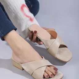 Gibelle Open Toe Block Heels-57