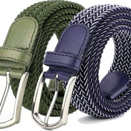 Men & Women Casual, Party Green, Blue Canvas, Fabric Belt-image-35