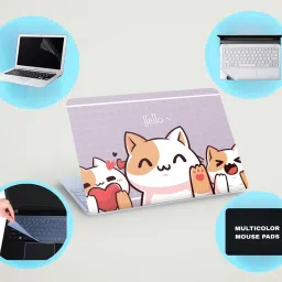 SDM 5IN1LAPTOPSKIN,SCREEN&KEYGAURD PROTECTOR,TRACKPAD,MOUSEPAD15.6INCH316 Combo Set-image-47