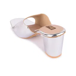 DESI COLOUR Open Back Party Block Heels image 4