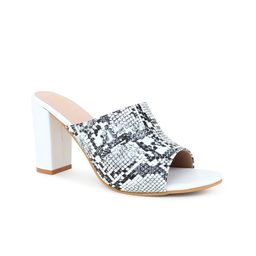Action Textured Open Toe Block Heels image 5