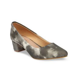ICONICS Pointed Toe Printed Block Pumps image 5
