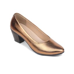 Shezone Block Pointed Toe Pumps image 5