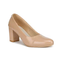 Walkfree Pointed Toe Block Heel Pumps image 3