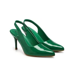 GNIST Pointed Toe Backstrap Stiletto Pumps image 2