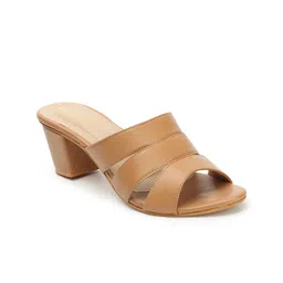 Denill Open Toe Block Heel Mules image 2