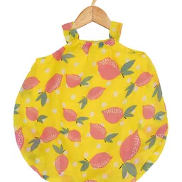 Creative Kids Infant Girls Conversational Printed Balloon Dress With Attached Bodysuit image 4
