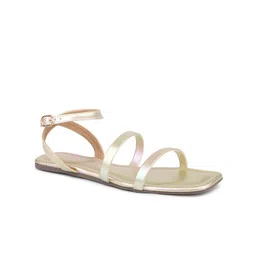Inc 5 Open Toe Flats With Backstrap image 5