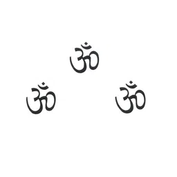 Comet Busters Black Traditional Bindis - 3 Pcs image 3