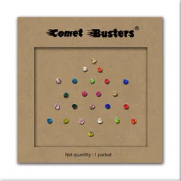 Comet Busters 24 Pcs Reusable Bindi - Multicolor image 3