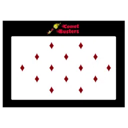 Comet Busters 14 Pcs Reusable Designer Bindis - Maroon image 3