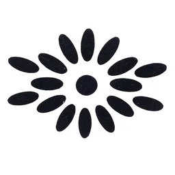 Comet Busters Set of 17 Traditional Bindis - Black image 2