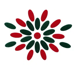 Comet Busters Set of 25 Traditional Bindis - Red & Green image 2