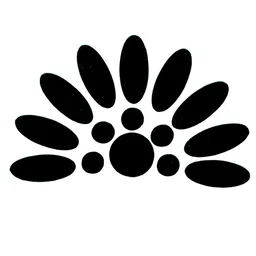 Comet Busters 15 Pcs Reusable Traditional Bindis - Black image 2