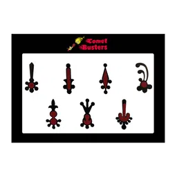 Comet Busters Pack Of 7 Bindi image 3