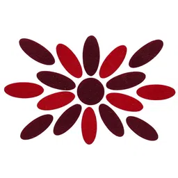 Comet Busters 17 Pcs Traditional Reusable Bindis - Maroon & Red image 2
