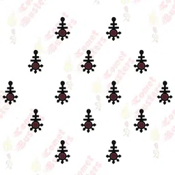 Comet Busters Set of 14 Traditional Designer Bindis image 3