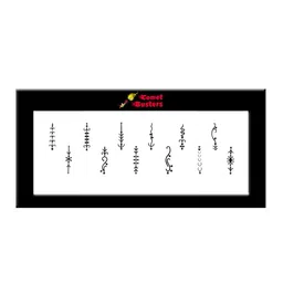 Comet Busters 12 Pcs Reusable Bindi - Black image 3