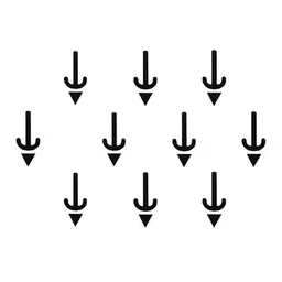 Comet Busters Black Set Of 10 Bindi image 2
