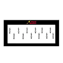 Comet Busters 12 Pcs Reusable Bindi - Black image 3