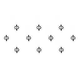 Comet Busters Black Bindis - 10 Pcs image 2