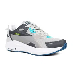 ASIAN Men Grey & Black Max Cushion Memory Foam Mesh Running Shoes image 2