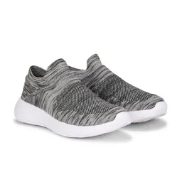 KRAASA Men Grey Mesh Running Shoes image 5