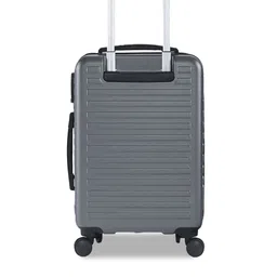 Assembly Grey Set Of 2 Textured Hard Cabin-Sized Medium-Sized Trolley Bags 40L 60L image 2