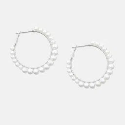 ATIBELLE Set Of 2 Gold-Plated Circular Hoop Earrings image 3