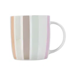 Kookee White and Green Printed Ceramic Mugs 325 ml image 3