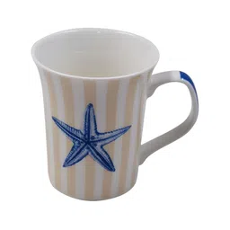 Kookee White & Yellow Printed Ceramic Mug 325 ML image 5