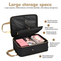 NFI essentials Black Set of 1 Regular Makeup Organiser Organisers image 2