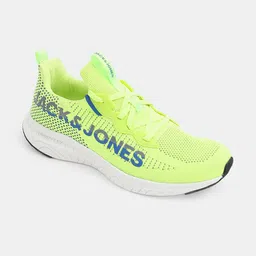 Jack & Jones Men Textured Round Toe Memory Foam Mesh Sneakers image 5