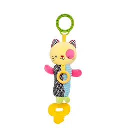 Baby Moo Yellow & Blue Mr. Patches Hanging Toy With Teether image 2