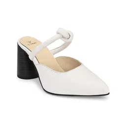 El Paso Pointed Toe Strappy Block Heel Mules image 2